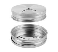 Couvercles en Acier Inoxydable 70mm Mason 2 Pièces pour Bocaux, 4
