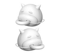 Couvercles en silicone en forme de tête de vache pour un versement facile - Couvercles de bec verseur - Couvercle de bouteille anti-déversement - Couvercles de bouteille en silicone pour table de