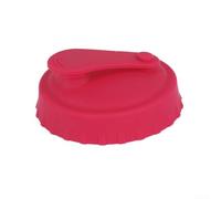 Couvercles en silicone haute universalité pour bière et cola - Protection efficace contre les déversements (rose)