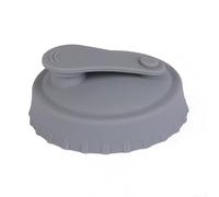 Couvercles en silicone haute universalité pour bière et cola - Protection efficace contre les déversements (gris)