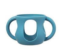 Couvercles en silicone Porte-bouteille flexible avec housse anti-chocs pour biberons en verre. Couvercles de protection