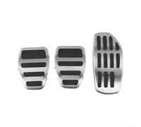 Couvercles Pédales Aluminium Caoutchouc pour Nissan Kicks | Acier inoxydable durable, surface texturée antidérapante, installation sans outils, pour Qashqai et X-Trail