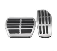 Couvercles Pédales Frein Acier pour Nissan Couvercles Pédales | Compatibilité précise, modèle X-Trail et Qashqai, ajustement pour parfait, finitions soignées, look sportif