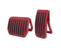 Couvercles Pédales Frein Aluminium Caoutchouc Couvercles Pédales(Red)