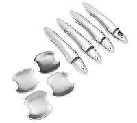 Couvercles Poignée Porte Compatible Avec Kia Pour Sportage R 2010 2011 2012 2013 2014 2015 Voiture Chrome Porte Poignée Housses Cuve Style Décoration Pièces(Complete Set)