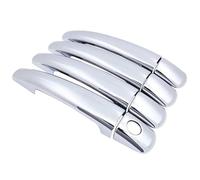 Couvercles Poignée Porte Compatible Avec Peugeot 2008 A94 Pour MK1 2013 2014 2015 2016 2017 2018 2019 2020 2021 2022 2023 Style De Couverture De Poignée De Porte Extérieure De Voiture(Chrome,4Handle 1