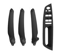 Couvercles Poignées Intérieures Pour BMW E70 E71 E72 X5 X6 LHD RHD 4 Pièces Poignée Porte Voiture Panneau Intérieur Tirer Couvercle Ensemble Accoudoir(A Black,RHD)