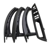 Couvercles Poignées Intérieures Pour BMW X5 X6 E70 E71 2007-2014 Poignée Porte Fenêtre Avec Revêtement En Cuir(Noir,RHD)