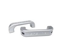 Couvercles Poignées Intérieures Pour Defender 90 110 2004-2018 Poignée De Porte Intérieure De Voiture(B style 2pcs silver)