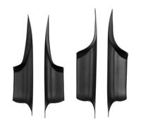 Couvercles Poignées Intérieures Pour Série 7 F01 F02 Avant Arrière Gauche Droite Panneau Porte Intérieure Poignée Barre Traction Porte-Garniture Couvercle(All Black)