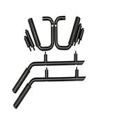 Couvercles Poignées Intérieures Pour Wrangler Rubicon Pour JK 2 Et 4 Portes 2007-2016 Barre D'appui De Voiture Poignée De Maintien Dure Avant Et Arrière(Front Rear set black)