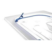 Couvercles pour bacs GN en polypropylène avec fermeture hermétique GN 1/4 265x162 mm - Hendi HENDI