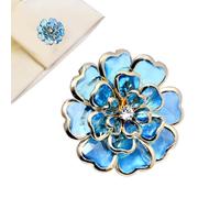 Couvercles pour Boutons de Chemise - Vintage Fantaisie DIY Décoratifs En Métal Forme Fleur,Ornements Boutons Chemise Costume - pour Grand-mère, Femme, Mère, Fille, Amie, Se référer à la description