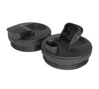 Couvercles pour Ninja Robot de Cuisine Auto-iQ CB350EU BN800EU BN750EU BN495EU BN751 BN801 BL480, Couvercle de Gobelet de Remplacement, Accessoires Nutri Ninja (2 Paquets/Noir)