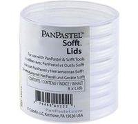 Couvercles pour pots de pastel PanPastel - Plastique - Transparent - 8 pièces