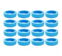 Couvercles pour roues TPR 16pcs Anti-Bruit Couvercles pour roues