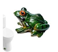 Couvercles pour Vis de Toilette Grenouille | Décor à Thème Grenouille en Résine - Couvercles Décoratifs pour Boulons de Toilette - Pour la Famille, les Amis, la Salle de Bain, la