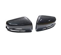 Couvercles rétroviseurs voiture 1 Paire De Couvercles De Miroir En Fiber De Carbone Pour Mercedes Pour Benz Classe C W176 W246 W204 W212 W221 CLS X156 C117 Cache de rétroviseur extérieur