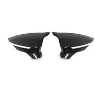 Couvercles rétroviseurs voiture 2 Pièces ABS Plastique Chauve-souris Aile Miroir Couvre Casquettes Rétroviseur Housse Pour Siège Pour Leon MK3 MK3.5 2013-2019 Cache de rétroviseur extérieur