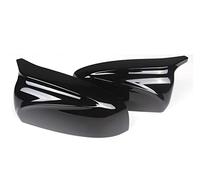 Couvercles rétroviseurs voiture Pour X5 E70 X6 E71 Rétroviseur 2008-2013 Coque De Rétroviseur De Type Klaxon Couvercle De Rétroviseur Remplaçable Cache de rétroviseur extérieur(Noir brillant)