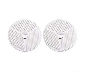 Couvercles réutilisables en silicone pour bols, pots et tasses avec joint hermétique pour le rangement et fonction dessous de plat résistant à la chaleur (petit)