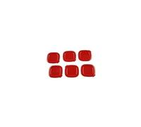 Couvercles Rouge Pot Yaourt Livre Par 6 Pour Pieces Cuisson Petit Electromenager - Ss-194113