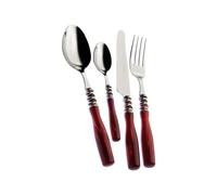 Couvert 24 Pièces Bugatti Arianna Acier inoxydable ARB3M-S5450 Rouge