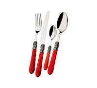 Couvert 24 Pièces Bugatti Cristallo Acier inoxydable CSB3T-S1750 Rouge