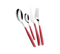 Couvert 24 Pièces Bugatti Glamour Acier inoxydable GL3U-021G50 Rouge