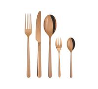 Couvert 30 Pièces Sambonet Linear Acier inoxydable PVD 52713CN1 Mirror Copper