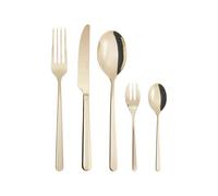 Couvert 30 Pièces Sambonet Linear Acier inoxydable PVD 52713PN1 Mirror Champagne