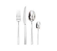 Couvert 4 Pièces Sambonet Linea Q Acier argenté 52730-97 Plaqué Argent
