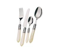 Couvert 49 Pièces Bugatti Aladdin Acier inoxydable ALCAM-S4265 Ivoire