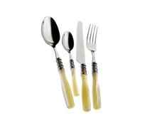 Couvert 49 Pièces Bugatti Arianna Acier inoxydable ARBAM-S5465 Ivoire