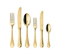 Couvert 72 Pièces Sambonet Filet Toiras Acier inoxydable PVD 52756G79 Mirror Gold