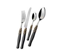 Couvert 75 Pièces Bugatti Selene Acier inoxydable SEDNM-S1960 Noir