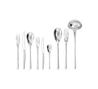 Couvert 75 Pièces Sambonet H-Art Acier argenté 52727-77 Plaqué Argent