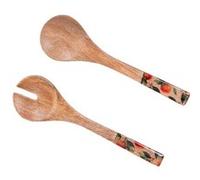 Couvert à salade Amalfi 30 cm - Table Passion - Décoré - Bois G