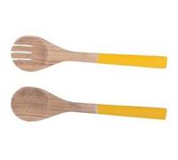 Couvert à salade Bambou jaune 27,5 cm - Table Passion - Jaune - Bambou Jaune G