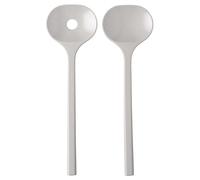 Couvert à salade Bloom 2 pièces - Pebble white.,