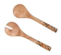 Couvert à salade Sorrento 30 cm - Table Passion - Décoré - Bois