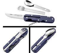 Couvert camping bivouac armée bleu tb outdoor