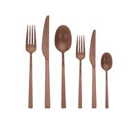 Couvert de 36 Pièces Sambonet Linea Q Acier inoxydable PVD 52430C83 Mirror Copper