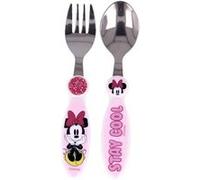 Couvert Minnie cuillere fourchette enfant bebe en metal - guizmax G