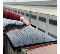 Couvertine de Muret Chapeau Couvertine Aluminium Clôture Parapet éTanche | Couronnement Muret Briques (Clôture de Terrasse Jardin), Élément Couronnement Muret Jardin(20x180cm/8x71in)