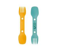 Couverts 3 en 1 cuillère-fourchette-couteau Uco (x2) Jaune TU