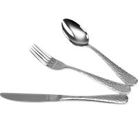 Couverts à dessert Solex Lena Hammerschlag Optik set 36 pcs. pour 12 personnes acier inoxydable
