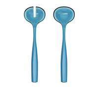 Couverts à salade bleus 28 cm guzzini