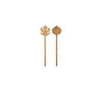 Couverts à salade en bois de Doussie naturel, lot de 2 - Bloomingville, Karol - 26 cm