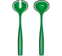 Couverts à salade en matériau biosourcé verts 28 cm GUZZINI Dolcevita Vert et transparent